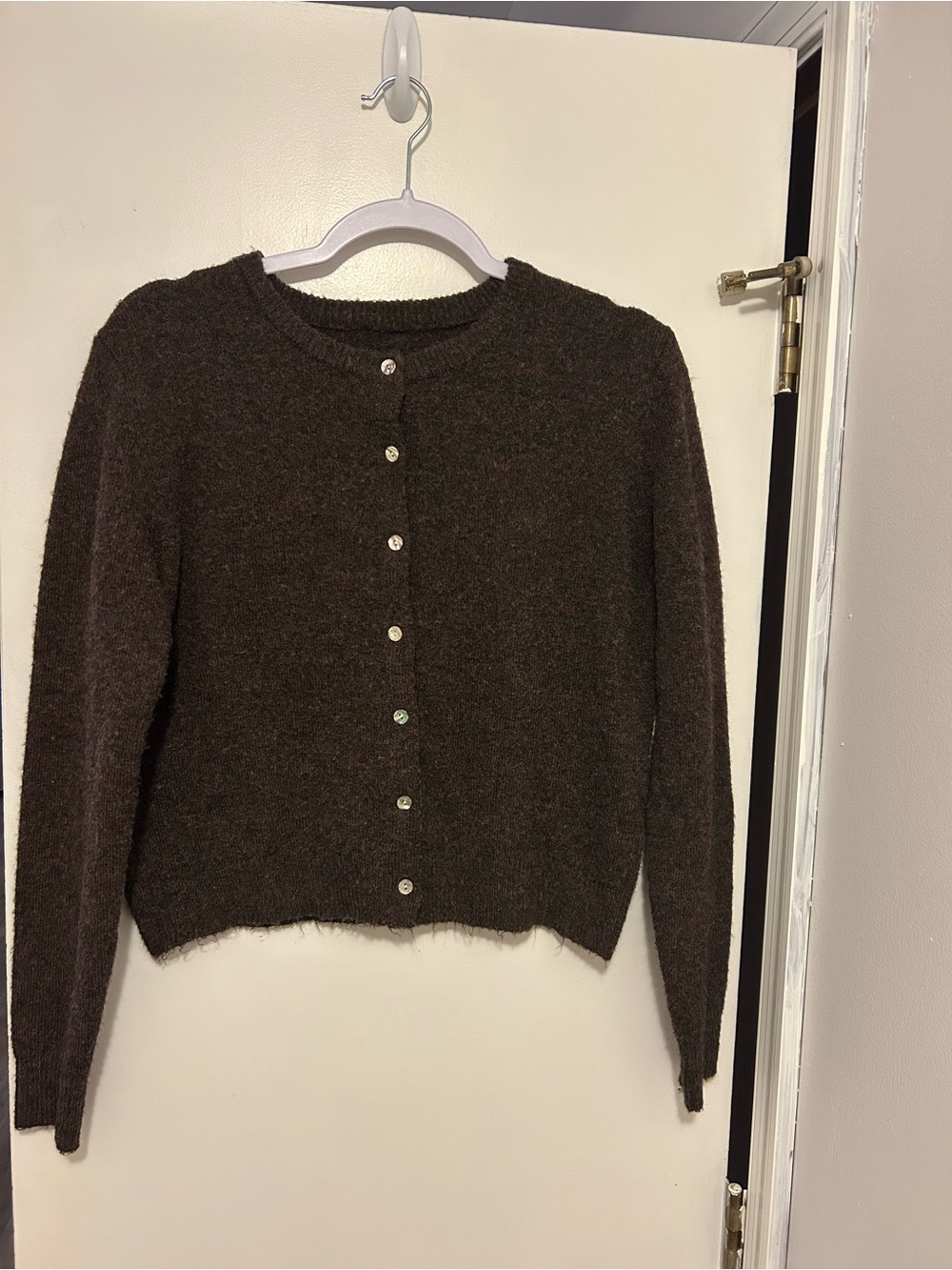 Women’s Brown Cardigan Sweater